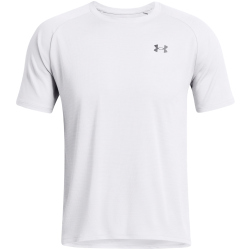 UNDER ARMOUR Tech Strukturiertes Trainingsshirt Herren 100 - white/black L