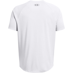 UNDER ARMOUR Tech Strukturiertes Trainingsshirt Herren 100 - white/black L