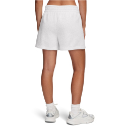 UNDER ARMOUR Rival Fleece Shorts Damen 023 - distant gray medium heather/white XS