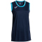 JOMA Cancha Basketballtrikot Mädchen 342 - marineblau/türkis 152