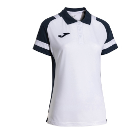 JOMA Lider Poloshirt Damen 203 - weiß/marineblau S