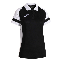 JOMA Lider Poloshirt Damen 102 - schwarz/weiß S