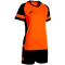 JOMA Lider Trikot + Shorts Set Damen 881 - orange/schwarz S