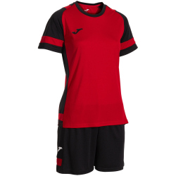JOMA Lider Trikot + Shorts Set Damen 601 - rot/schwarz S