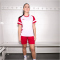 JOMA Lider Trikot + Shorts Set Damen 206 - weiß/rot S