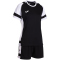 JOMA Lider Trikot + Shorts Set Damen 102 - schwarz/weiß S