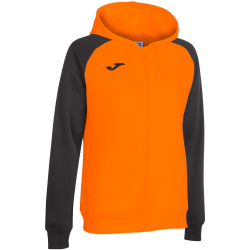 JOMA Academy IV Kapuzen-Trainingsjacke Damen 881 - orange/schwarz M