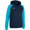 JOMA Academy IV Kapuzen-Trainingsjacke Damen 342 - marineblau/türkis S