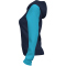 JOMA Academy IV Kapuzen-Trainingsjacke Damen 342 - marineblau/türkis S