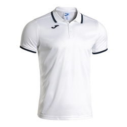 JOMA Combi Premium Poloshirt 203 - weiß/marineblau M