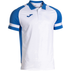 JOMA Lider Poloshirt Kinder 207 - weiß/royalblau 104