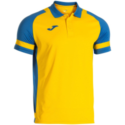 JOMA Lider Poloshirt 907 - gelb/royalblau S