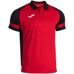 JOMA Lider Poloshirt 601 - rot/schwarz S