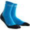 CEP Winter Short Socks Women electric blue/black II