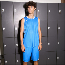JOMA Four Basketballtrikot + Shorts Set 702 - royalblau/weiß S