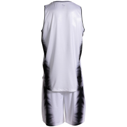 JOMA Four Basketballtrikot + Shorts Set 201 - weiß/schwarz S
