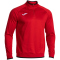 JOMA Combi Premium 1/4-Zip Sweatshirt 601 - rot/schwarz S