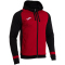JOMA Lider Kapuzen-Trainingsjacke Kinder 601 - rot/schwarz 104