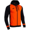 JOMA Lider Kapuzen-Trainingsjacke 881 - orange/schwarz S