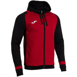JOMA Lider Kapuzen-Trainingsjacke 601 - rot/schwarz S