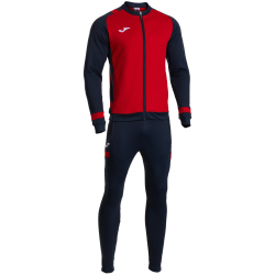 JOMA Lider Trainingsanzug Kinder 603 - rot/marineblau 128