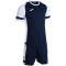 JOMA Lider Trainingsshirt + Shorts Set 332 - marineblau/weiß S