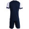 JOMA Lider Trainingsshirt + Shorts Set 332 - marineblau/weiß M