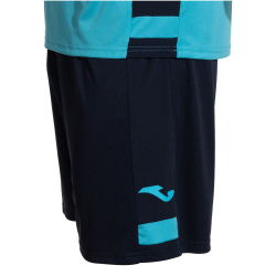 JOMA Lider Trainingsshirt + Shorts Set 013 - türkis fluor S