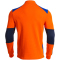 JOMA Danubio IV 1/4-Zip Sweatshirt Kinder 883 - orange/schwarz 104