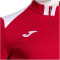 JOMA Danubio IV 1/4-Zip Sweatshirt Kinder 602 - rot/weiß 104