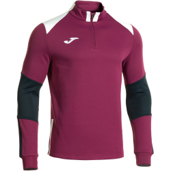 JOMA Danubio IV 1/4-Zip Sweatshirt 653 - bordeaux S