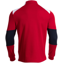 JOMA Danubio IV 1/4-Zip Sweatshirt 602 - rot/weiß S