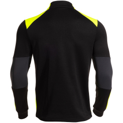 JOMA Danubio IV 1/4-Zip Sweatshirt 121 - schwarz/gelb fluor S