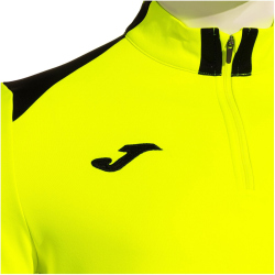 JOMA Danubio IV 1/4-Zip Sweatshirt 061 - gelb/schwarz S