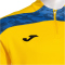 JOMA Championship VIII 1/4-Zip Sweatshirt 907 - gelb/royalblau S