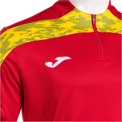 JOMA Championship VIII 1/4-Zip Sweatshirt 609 - rot/gelb S