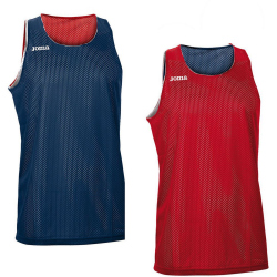 JOMA Aro wendbares Basketballshirt 603 - rot/marineblau S