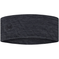 BUFF Merino Lightweight Stirnband 937 - solid grey