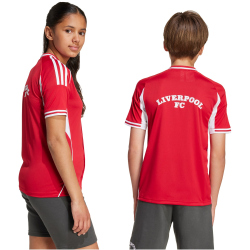 adidas FC Liverpool US Baseball T-Shirt 2025/26 Kinder