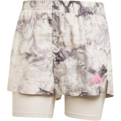 adidas Own the Run Spray Dye 2in1 Laufshorts Damen