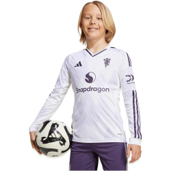 adidas Manchester United langarm Auswärtstrikot 2025/26 Kinder