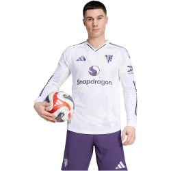 adidas Manchester United Authentic langarm Auswärtstrikot 2025/26 Herren