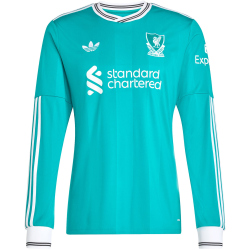 adidas Originals FC Liverpool langarm Ausweichtrikot 2025/26 Herren