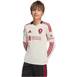 adidas FC Liverpool langarm Auswärtstrikot 2025/26 Kinder