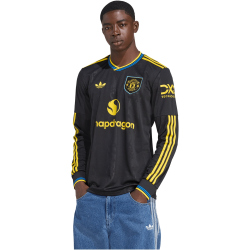 adidas Originals Manchester United langarm Ausweichtrikot 2025/26 Herren