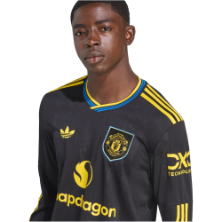 adidas Originals Manchester United langarm Ausweichtrikot 2025/26 Herren
