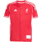 adidas FC Liverpool US Baseball T-Shirt 2025/26 Kinder JW5491 - Strawberry Red 128