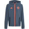 adidas FC Bayern München Competition Vis Tech Travel Trainingsjacke 2025/26 Kinder JV5345 - bold onix/easy coral 128