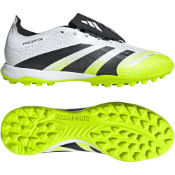 adidas Predator League TF Multinocken-Fußballschuhe JQ1072 - cloud white/core black/lucid lemon 36 2/3