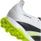 adidas Predator League TF Multinocken-Fußballschuhe JQ1072 - cloud white/core black/lucid lemon 36 2/3